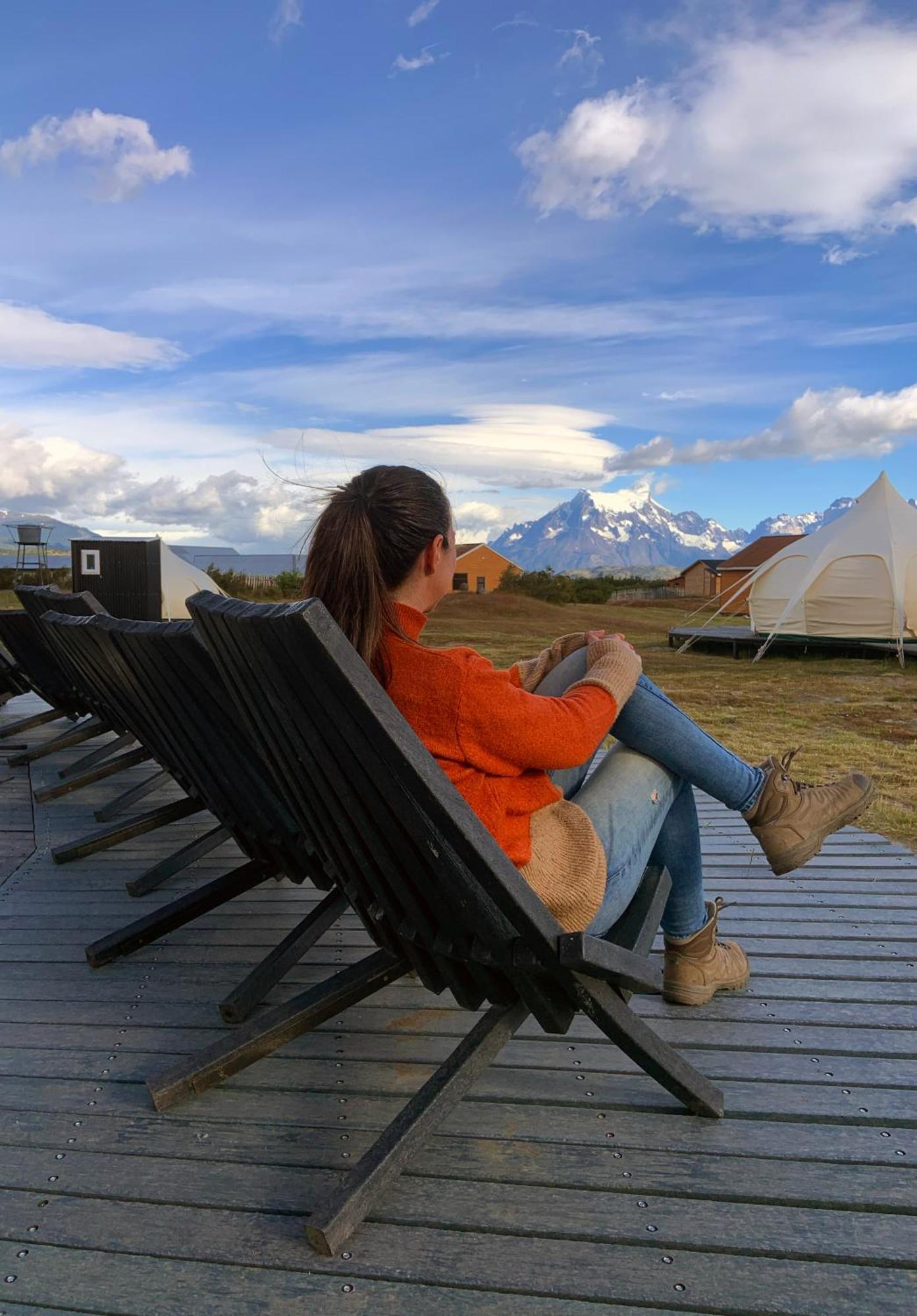Chilenativo Riverside Camp Torres del Paine National Park Eksteriør billede