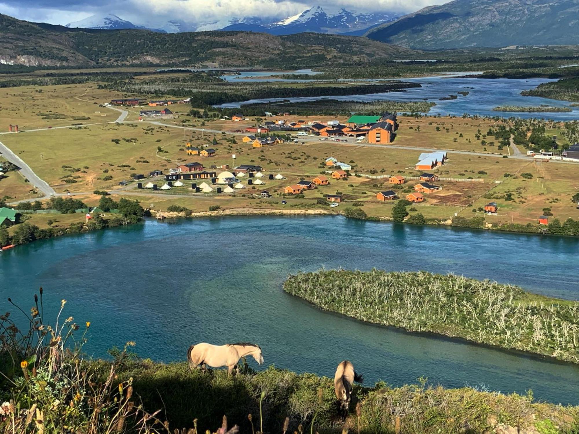 Chilenativo Riverside Camp Torres del Paine National Park Eksteriør billede